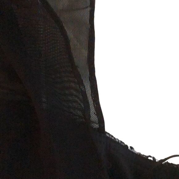 Saks Fifth Avenue Teri Jon by Rickie Freeman Sleeveless Shear Top Cocktail Dress - Picture 13 of 14